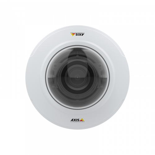 AXIS M4216-V Dome Camera mounted on wall from front