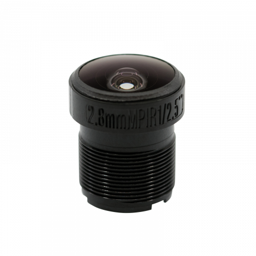 Lens M12 2.8 mm F2.0, vue de face