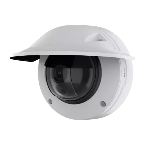 AXIS Q3538-LVE Dome Camera mit Wetterschutz, Ansicht von links