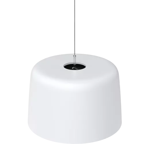 AXIS C1510 Network Pendant Speaker, montado en el techo, visto desde arriba