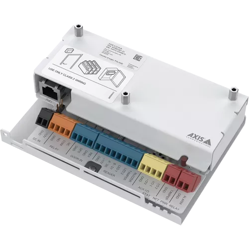 AXIS A1210-B Network Door Controller, viewed from its left angle