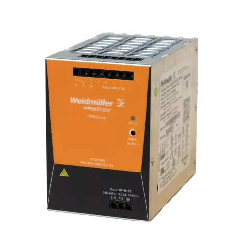 AXIS Power supply DIN PS56, orange box.