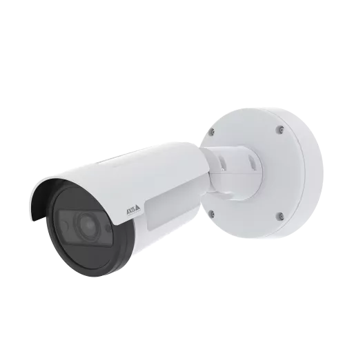 AXIS P1465-LE Bullet Camera, in Weiß mit Axis Logo