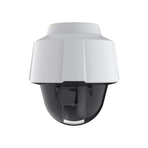 Caméra AXIS P5676-LE blanche vue de face.