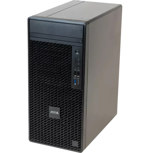 AXIS Camera Station S1216 Tower Recording Server vu depuis l'angle gauche