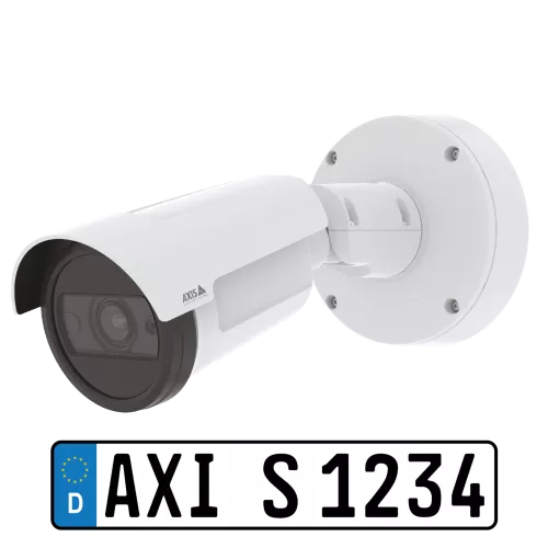 AXIS P1465-LE-3 License Plate Verifier Kit, viewed from its left angle