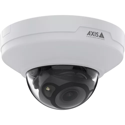 AXIS M4216-LV Dome Camera, montaje en techo, vista desde su ángulo derecho