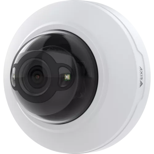 AXIS M4218-LV Dome Camera, wall, viewed from its left angle