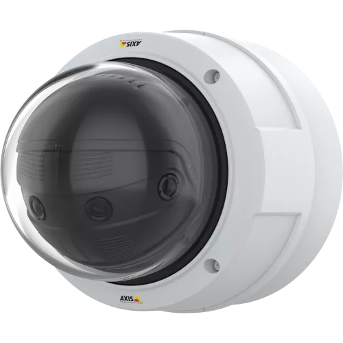 Boîtier arrière AXIS TQ3601-E sur lequel est monté l'AXIS P3807-PVE