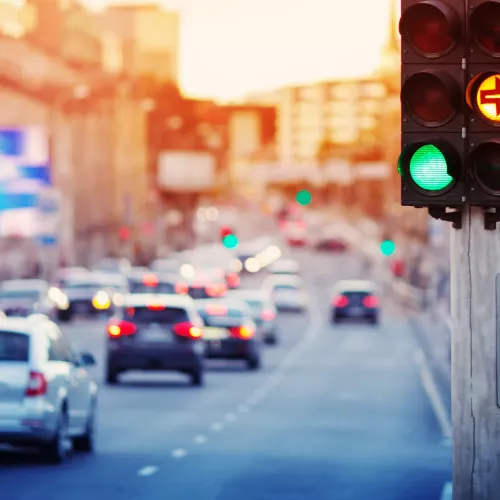 city street trafic