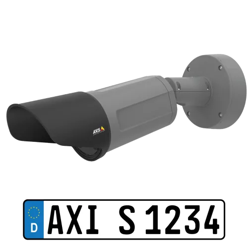 AXIS Q1700-LE looking left with license plate 
