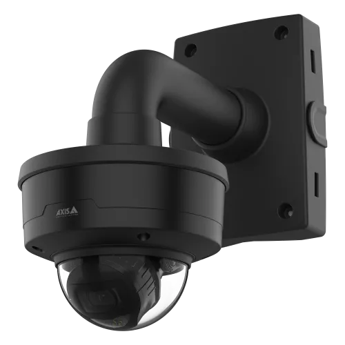 Kit caméra à dôme fixe noir. P3267-LVE avec TP3301-E et TP3106-E.