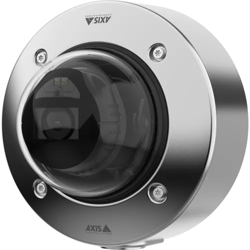 AXIS P3268-SLVE Dome Camera, viewed from its left angle