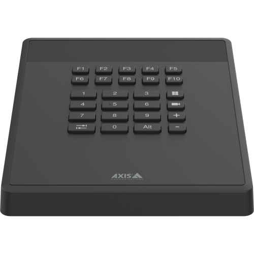 AXIS TU9003 Keypad, widok pod kątem z przodu