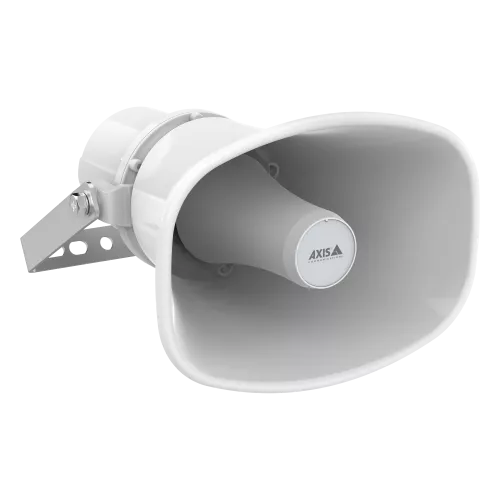 Horn speaker shown from right angle