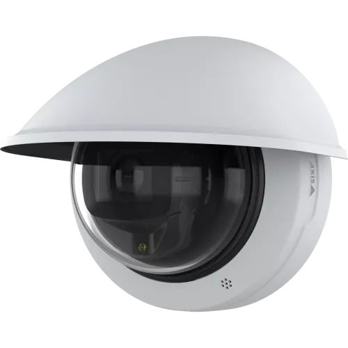 White AXIS M4227-LVE Dome Camera viewed from its left