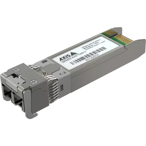AXIS TD8912 SFP28 Module LC.LR viewed from its left angle