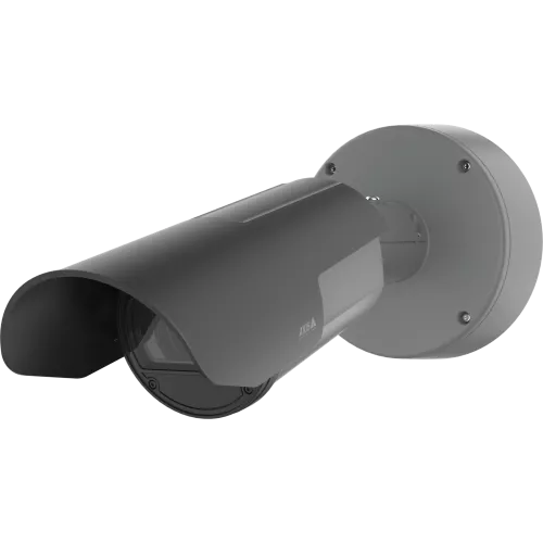 Dark gray AXIS Q1800-LE License Plate Camera viewed from its left angle
