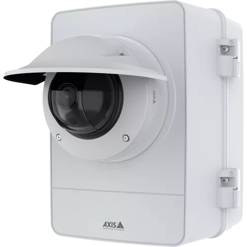 Armoire de surveillance avec une caméra dôme