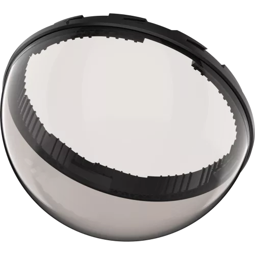 AXIS TQ6814 Hard-Coated Smoked Dome viewed from its left angle