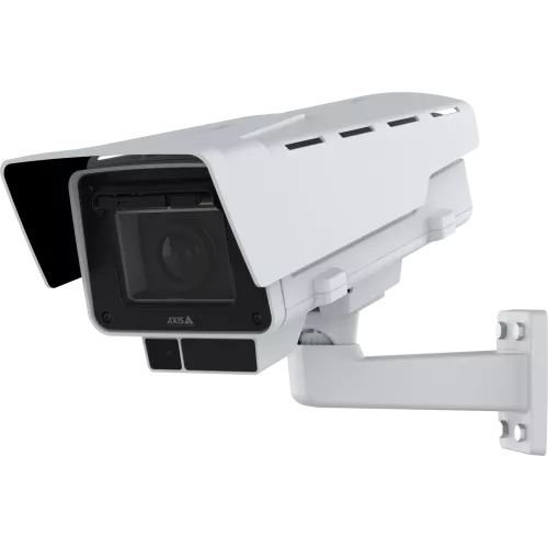White AXIS Q1728-LE Block Camera viewed from its left angle