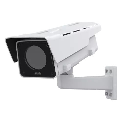 AXIS Q2111-E mounted with wall mount AXIS TQ1003-E 