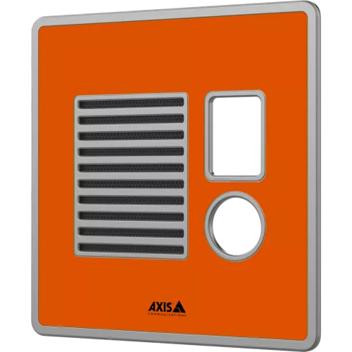 Orange AXIS TI8908 Safety Face Plate Replacement viewed from its left angle