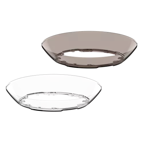 Product image of hard-coated smoked and clear dome