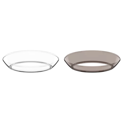 AXIS TQ6822-E Hard-Coated Dome Clear/Smoked viewed from its front angle.