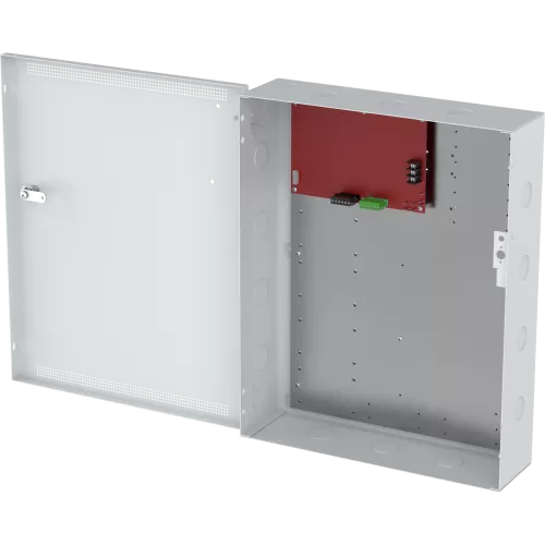 AXIS TA1202 Enclosure with Power Unit viewed from its left angle.