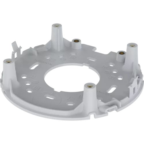 White AXIS TP3007 Mounting Bracket viewed from its left angle.