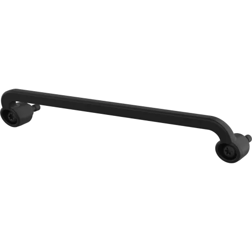 AXIS TQ1938-E Protection Bracket, kolor czarny, widok z lewej strony.
