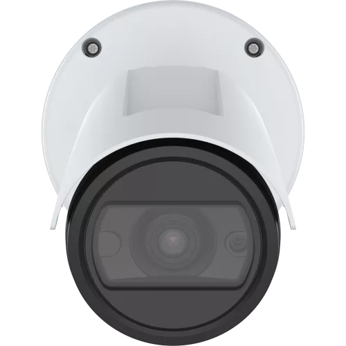 Câmera bullet olhando diretamente para frente