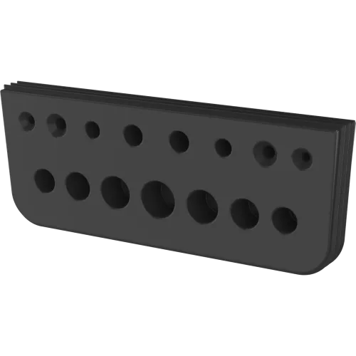 Black AXIS TQ3904 Gasket Cable viewed from its left angle.