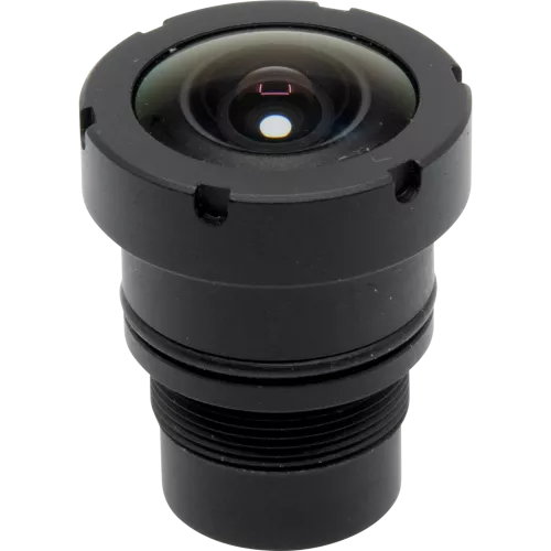 Fixed 28mm F2.2 lens for compact network cameras.