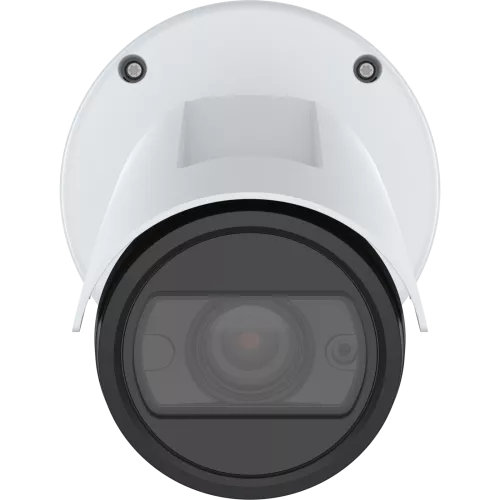  AXIS P1488-LE con carcasa blanca sobre fondo blanco, vista desde el frente 