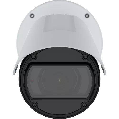 Bullet Camera in white, mounted on a wall with visible lens and IR illumination