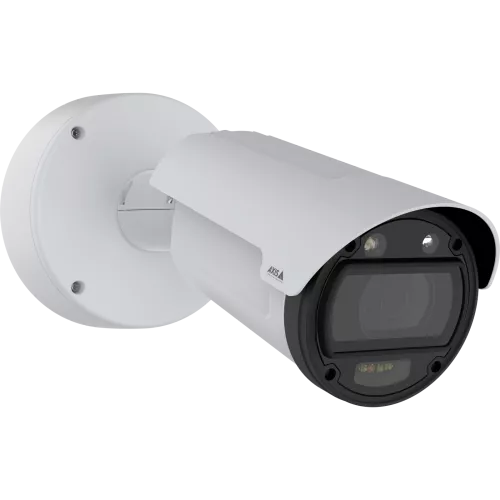 AXIS Q1808-LE outdoor bullet security camera with rugged housing and infrared lens.