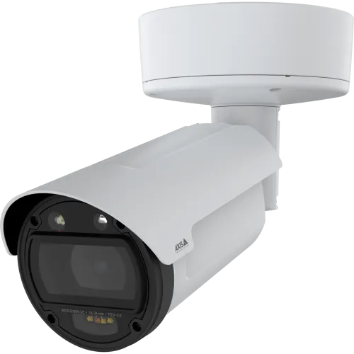 AXIS Q1809-LE bullet security camera with rugged weatherproof body and large lens.