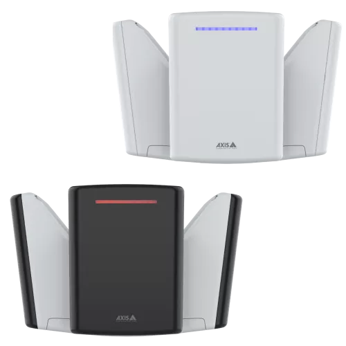 AXIS D2123-VE Radar, in black and white color