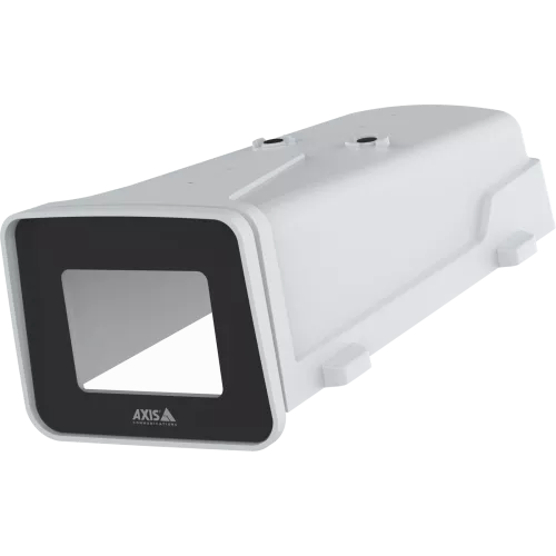 White AXIS TP1810-E Top Cover with black rim viewed from its left angle.