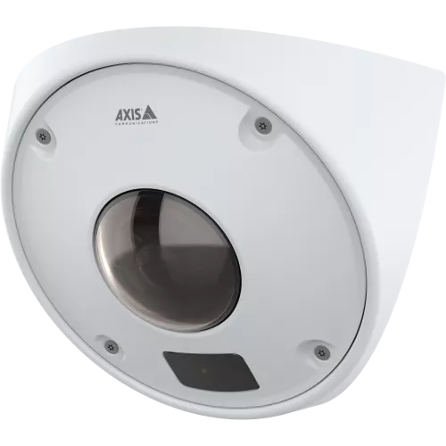 White AXIS Q9227-SLV Corner Camera viewed from its right angle