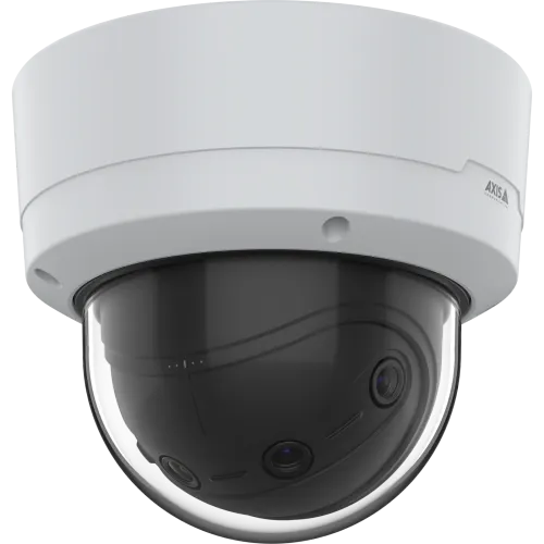 AXIS P3827-PVE Panoramic Camera with AXIS TQ3801 Hydrophilic Dome