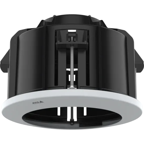 Black AXIS TP5202-E Recessed Mount viewed from its front