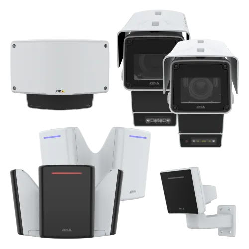 A collage displaying Axis radar products