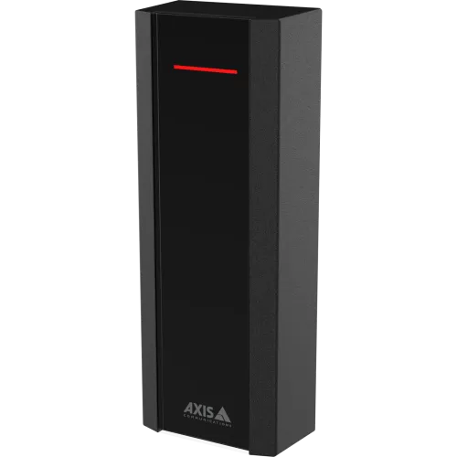 Black AXIS A4610 Network Reader viewed from its left ange
