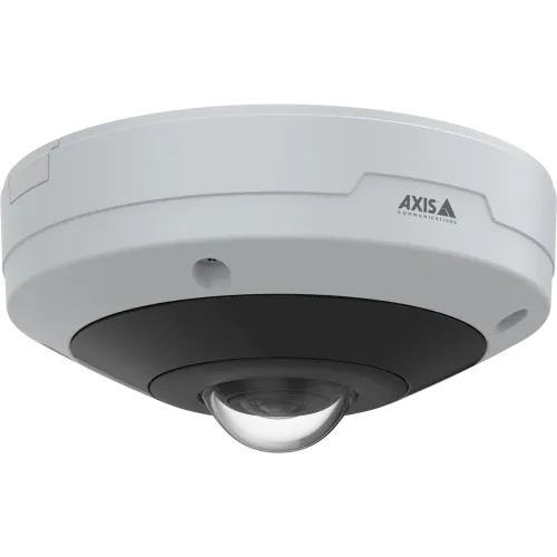White AXIS M4338-PLVE viewed from its front 