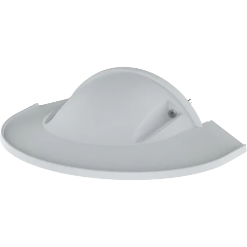 White AXIS TP3845-E Weathershield viewed from its left angle