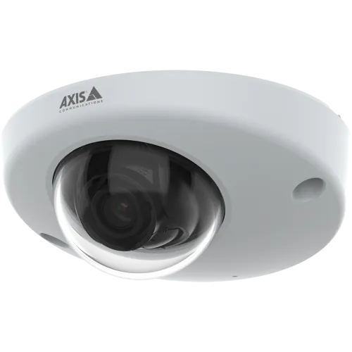 AXIS P3945-R Dome Camera viewed from its left side.