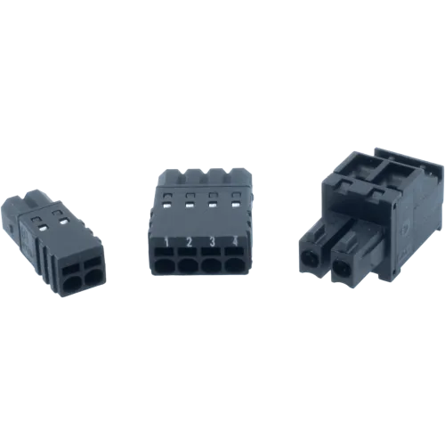 Black AXIS TP1902-E Connector Kit viewed from its front